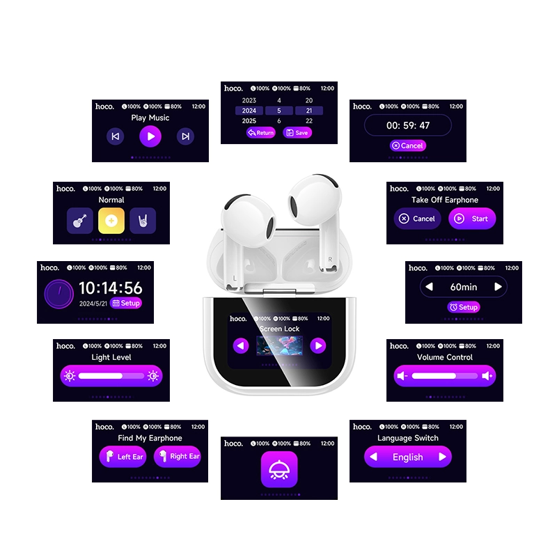 Hoco EW82 Touch Screen Bluetooth Earbuds | Hoco Bangladesh