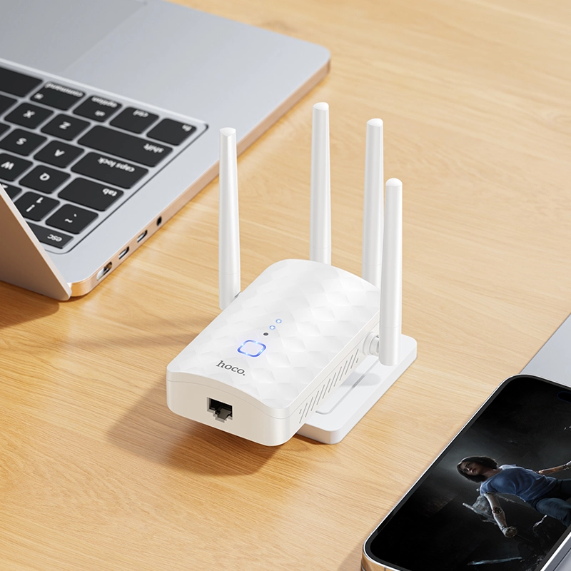 Hoco HI35 Wifi Repeater | WLAN/LAN Port (10/100Mbps) - Image 5